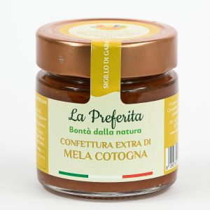 Vasetto da 250g di Confettura di Mela Cotogna